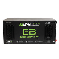 ECO Battery 51V 105Ah Skinny Battery Bundle, EZGO RXV (Factory Metal Tray)