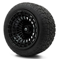 MODZ® 15x10" Felon Glossy Black - Lifted Tires and Wheels Combo