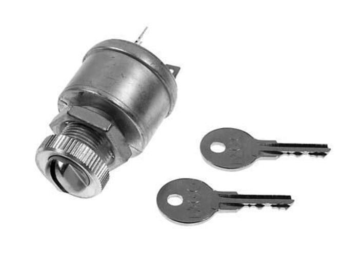 Key Switch, 4 Prong, Unique Keys, EZGO 1975+
