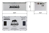 Lithium Rhino Lithium Conversion Kit, 76V 105Ah, Self Heated