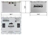 Lithium Rhino Lithium Conversion Kit, 76V 170Ah - GODZILLA