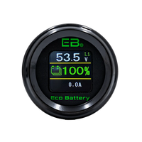 ECO Battery 51V 105Ah Skinny Battery Bundle, EZGO RXV (Factory Metal Tray)