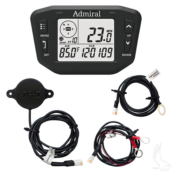 Admiral Speedometer, Digital GPS, Multi-Function
