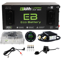 ECO Battery 51V 105Ah Skinny Battery Bundle, Navitas Chassis