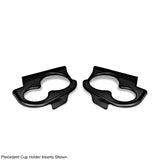DoubleTake Sentry Dash Cup Holder Trim Set, Black