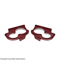 DoubleTake Sentry Dash Cup Holder Trim Set, Burgundy