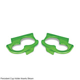 DoubleTake Sentry Dash Cup Holder Trim Set, Lime