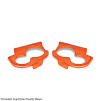DoubleTake Sentry Dash Cup Holder Trim Set, Orange