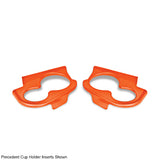 DoubleTake Sentry Dash Cup Holder Trim Set, Orange