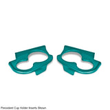 DoubleTake Sentry Dash Cup Holder Trim Set, Teal