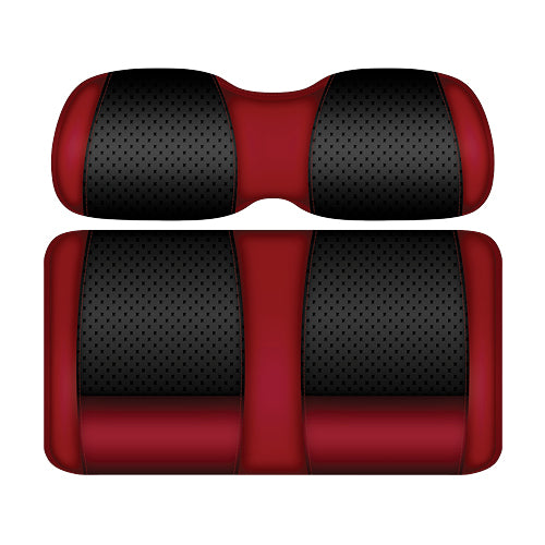 DoubleTake Clubhouse Series Rear Cushion Set, Universal, Black/Ruby