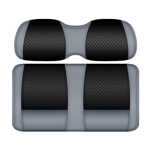 DoubleTake Clubhouse Series Rear Cushion Set, Universal, Black/Silver