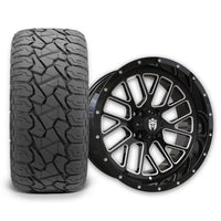 Empire Knight K2 15x7 Gloss Black Wheel with X Comp X/T Tire