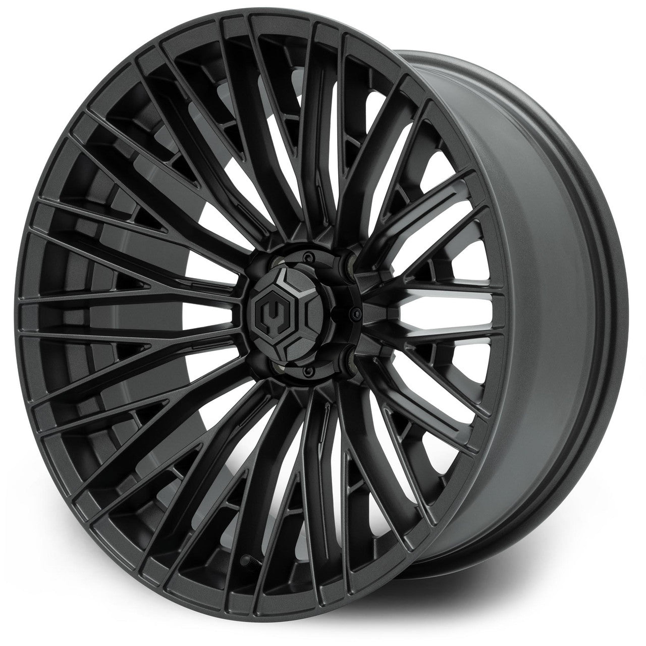 MODZ® Reaper Glossy Black 14" Golf Cart Wheel