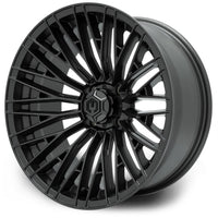 MODZ® Reaper Glossy Black 14" Golf Cart Wheel