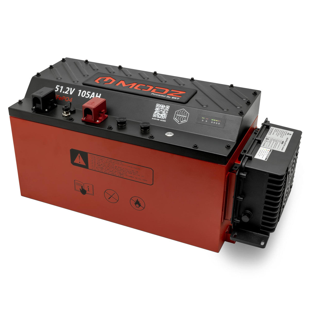 MODZ® 51.2V 105Ah Slim Lithium Golf Cart Battery Bundle