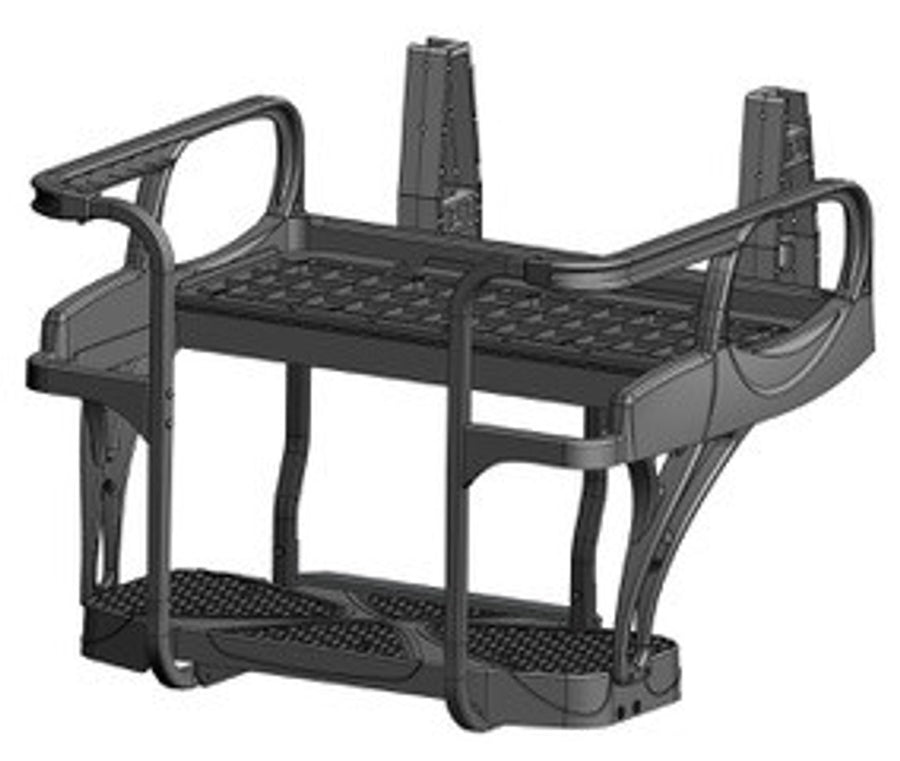 Doubletake MAX 6 HELIX Golf Cart Rear Seat, FRAME ONLY