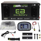 ECO Battery 51V 105Ah Skinny Battery Bundle, Advanced EV EV1 2021-2023 (ADEV MCU)