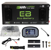 ECO Battery 51V 105Ah Skinny Battery Bundle, Advanced EV EV1 2017-2021 (Toyota NEOS MCU)