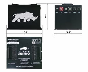 Lithium Rhino Lithium Conversion Kit, 36V 65Ah