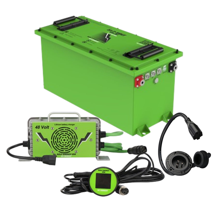 Bolt Energy 72V 105Ah, "Power" High Output Golf Cart Lithium Battery Bundle