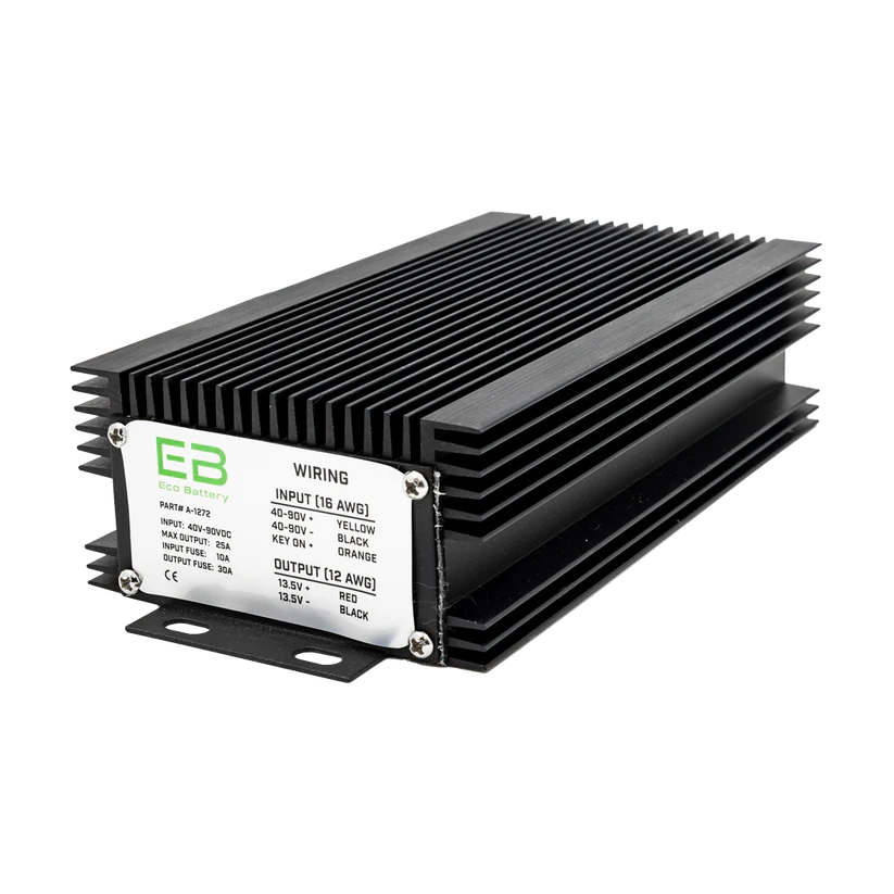 ECO Battery 51V 105Ah Skinny Battery Bundle, EZGO RXV (Factory Metal Tray)