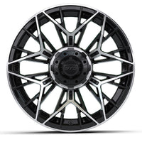 GTW Stellar Wheel, Black & Machined, 15x7
