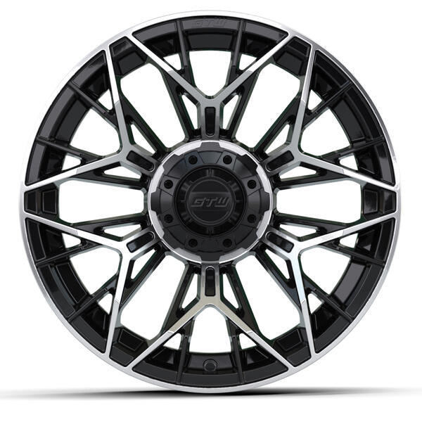 GTW Stellar Wheel, Black & Machined, 15x7