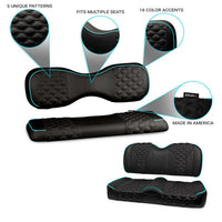 Modz RC Custom Rear Seat Covers, Black Base