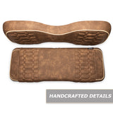 Modz RC Custom Rear Seat Covers, Brown Base