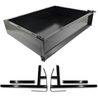 GTW Cargo Box Kit, Black, Steel, EZGO TXT/T48, 1994.5+