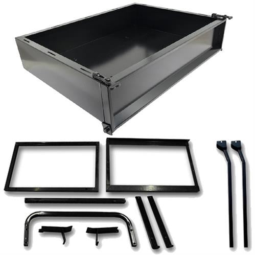 GTW Cargo Box Kit, Black, Steel, Club Car Precedent, 2004+