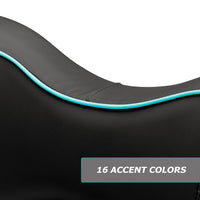 Modz RC Custom Rear Seat Covers, Black Base