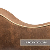 Modz RC Custom Rear Seat Covers, Brown Base