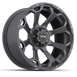 GTW Raven Off-Road Wheel, Matte Gray, 15x7