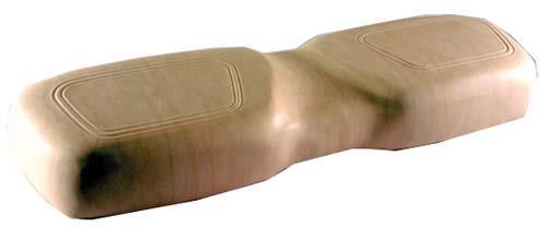 Seat Back Assembly, Club Car DS, 2000-2004, Buff or White