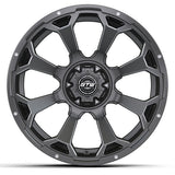 GTW Raven Off-Road Wheel, Matte Gray, 15x7