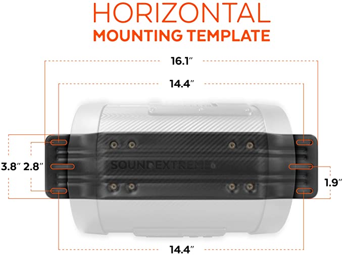 ECOXGEAR SoundExtreme ES08 Amplified Subwoofer
