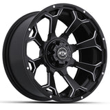 GTW Raven Off-Road Wheel, Matte Black, 15x7