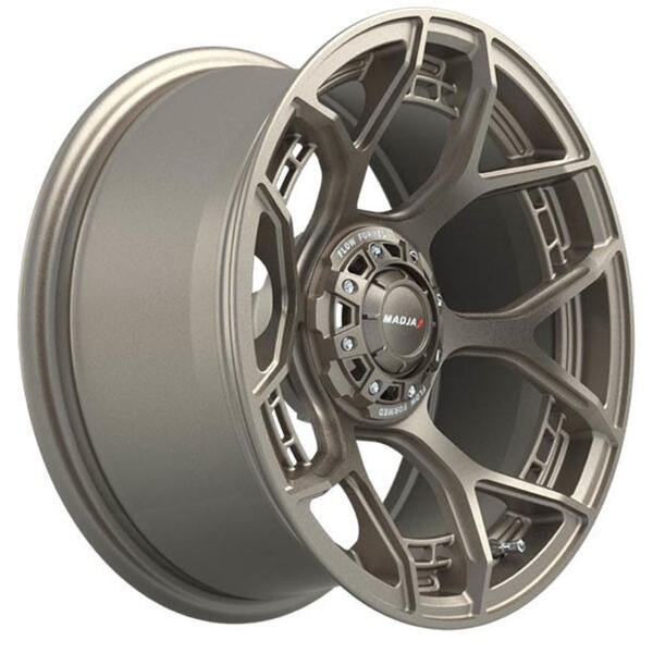 MadJax Flow Form Evolution Matte Bronze Wheels 15x7 with GTW Nomad Off Road Tires