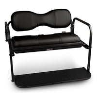 Modz Flip4 RS Custom Golf Cart Rear Seat Kit, Black Base
