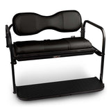 Modz Flip4 RS Custom Golf Cart Rear Seat Kit, Black Base