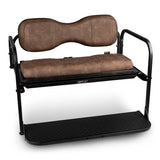Modz Flip4 RS Custom Golf Cart Rear Seat Kit, Brown Base