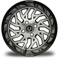 MODZ® Carnage Machined Black 14" Golf Cart Wheel
