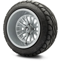 T&W Combo - MODZ® 14" Assassin Glossy Silver Wheels