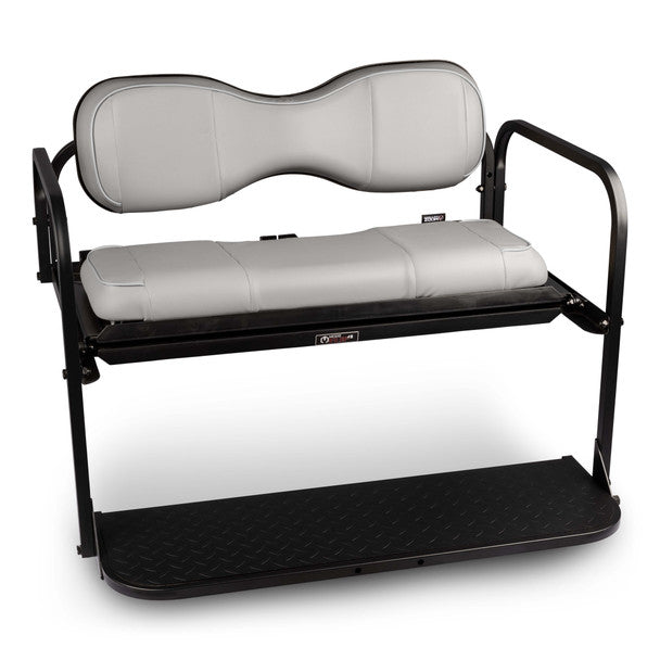 Modz Flip4 RS Custom Golf Cart Rear Seat Kit, Gray Base