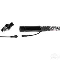 LED Whip Light Stick, 6' RGB Wrapped with remote Control Color