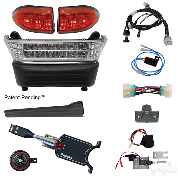 LED Light Bar Kit, Club Car Precedent, Gas & Electric 04-08.5, 12-48v, (Standard, Linkage)