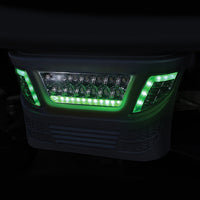 LED Light Bar Kit, RGBW, Club Car Precedent, Electric 08.5+, 12-48v, (Deluxe, Linkage)