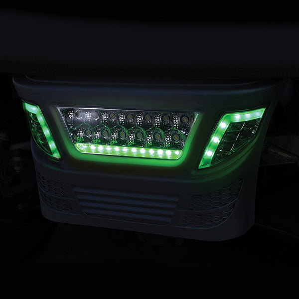 LED Light Bar Kit, Club Car Precedent, Gas 04+ & Electric 04-08.5, 12-48V, (Standard, Linkage)